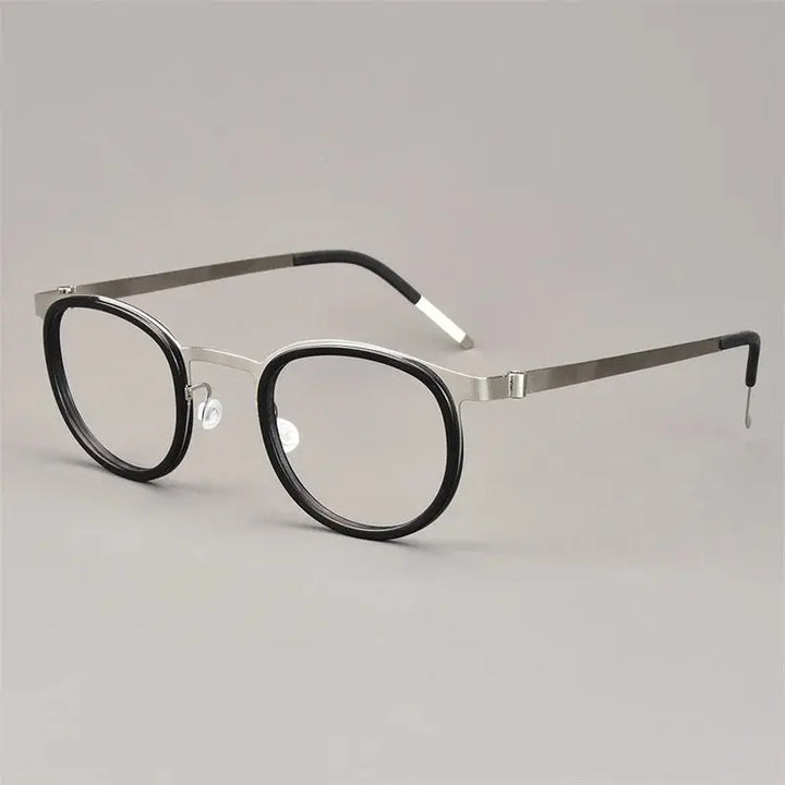 Aimee Full Rim 970400 Unisex Screwless Titanium Round Frames Aimee