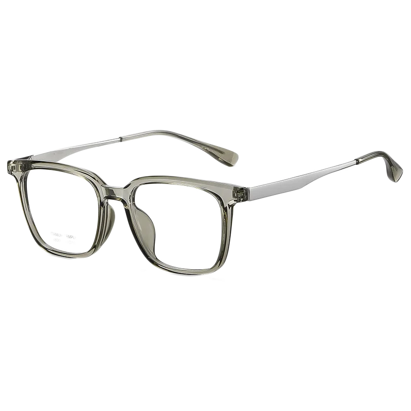 Reven Jate Unisex Full Rim Oval Tr 90 Titanium Eyeglasses 8005 Full Rim Reven Jate C7  
