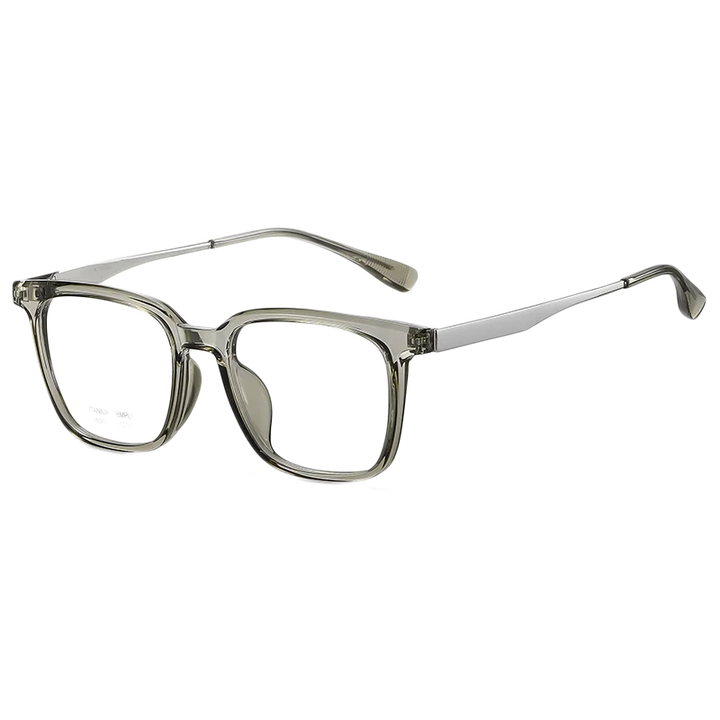 Reven Jate Unisex Full Rim Oval Tr 90 Titanium Eyeglasses 8005 Full Rim Reven Jate C7  