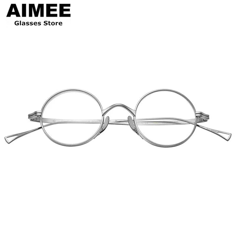 Aimee Women's Full Rim Oval Round Titanium Eyeglasses 47799