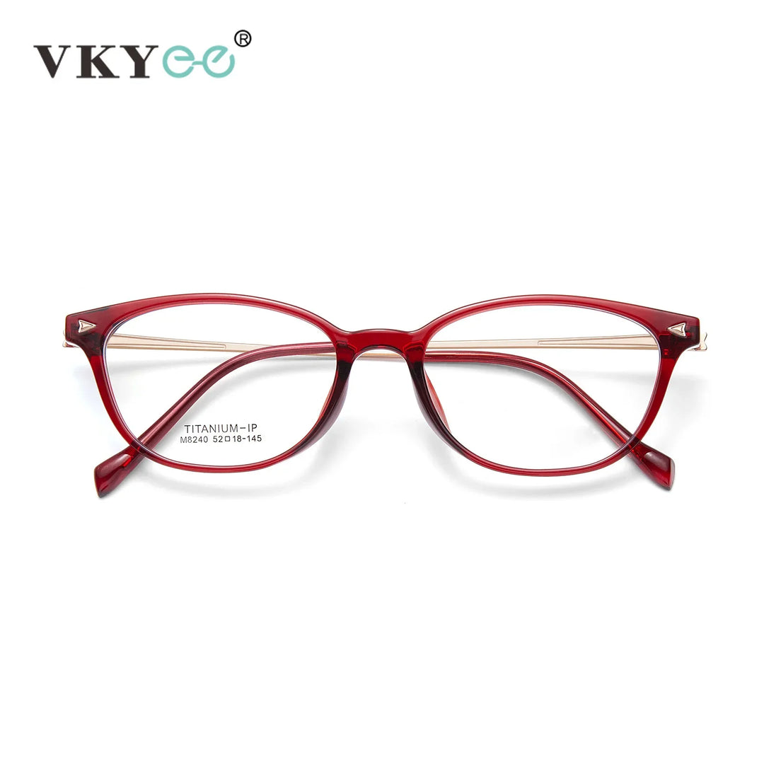 Vicky Women's Full Rim Square Tr 90 Titanium Reading Glasses 638240