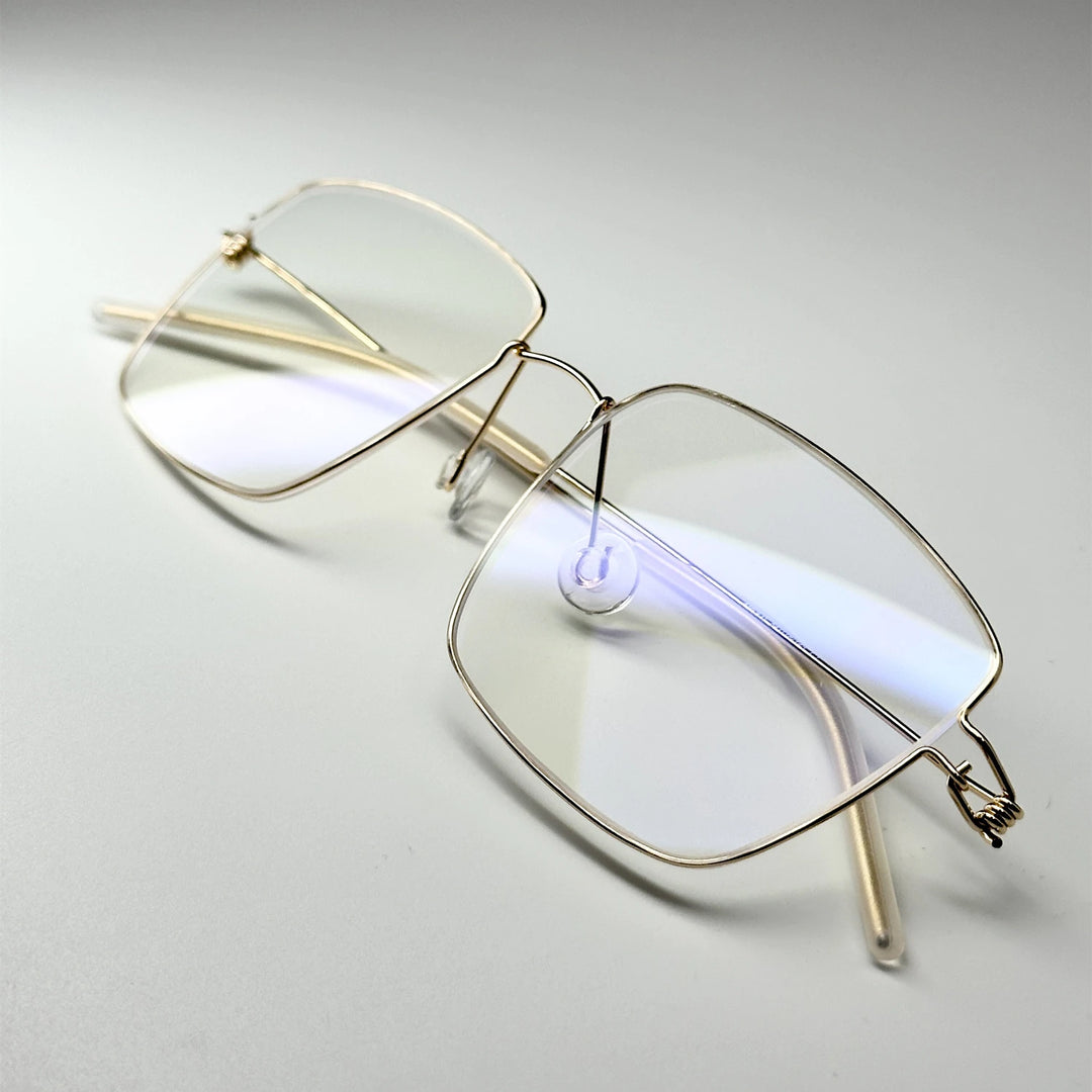 Blackmask Unisex Full Rim Square Titanium Eyeglasses Fuz 3