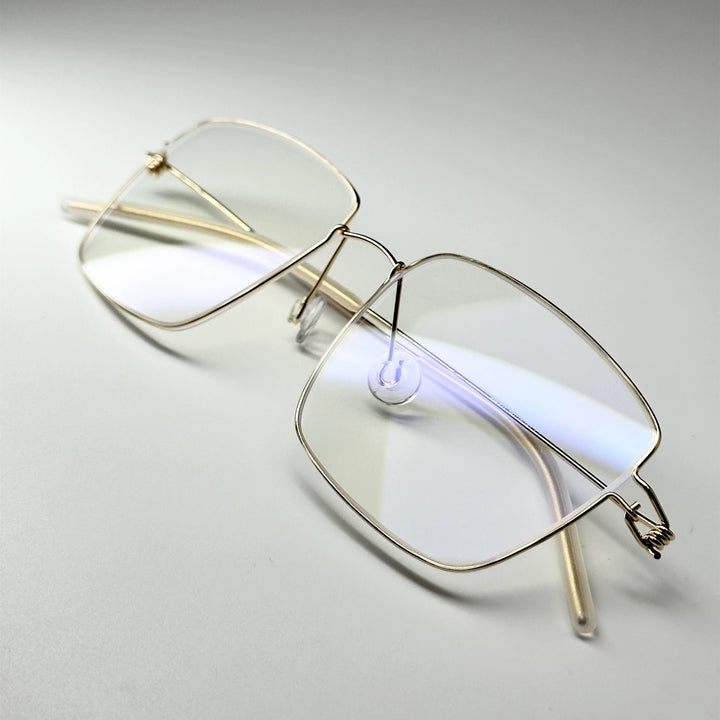 Blackmask Unisex Full Rim Square Titanium Eyeglasses Fuz 3