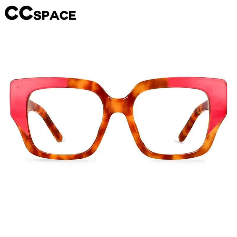 CCSpace Women's Full Rim Large Square Plastic Reading Glasses R57129 Reading Glasses CCspace   