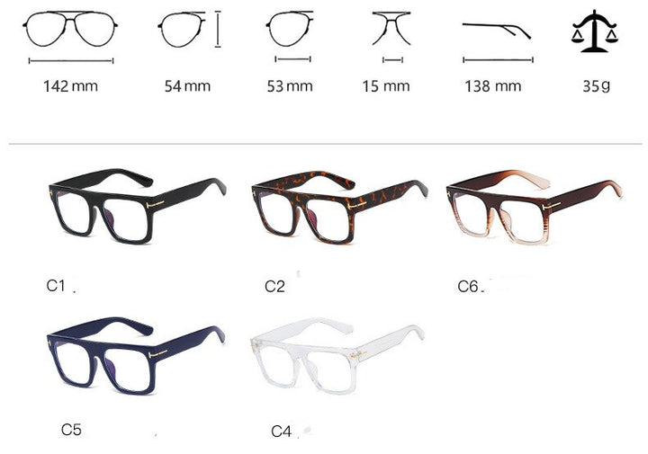 Dziya Unisex Full Rim Square Polycarbonate Presbyipic Reading Glasses 60865 Reading Glasses Dziya   