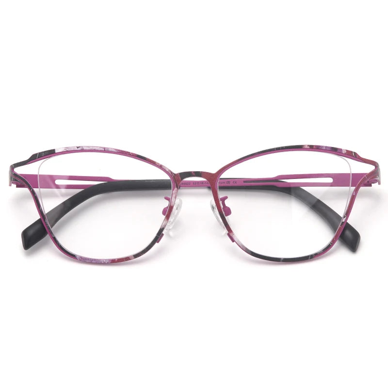 Muzz 859222 women's cat eye IP titanium prescription eyeglasses — view 4
