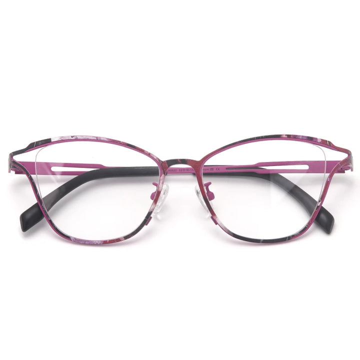 Muzz 859222 women's cat eye IP titanium prescription eyeglasses — view 4