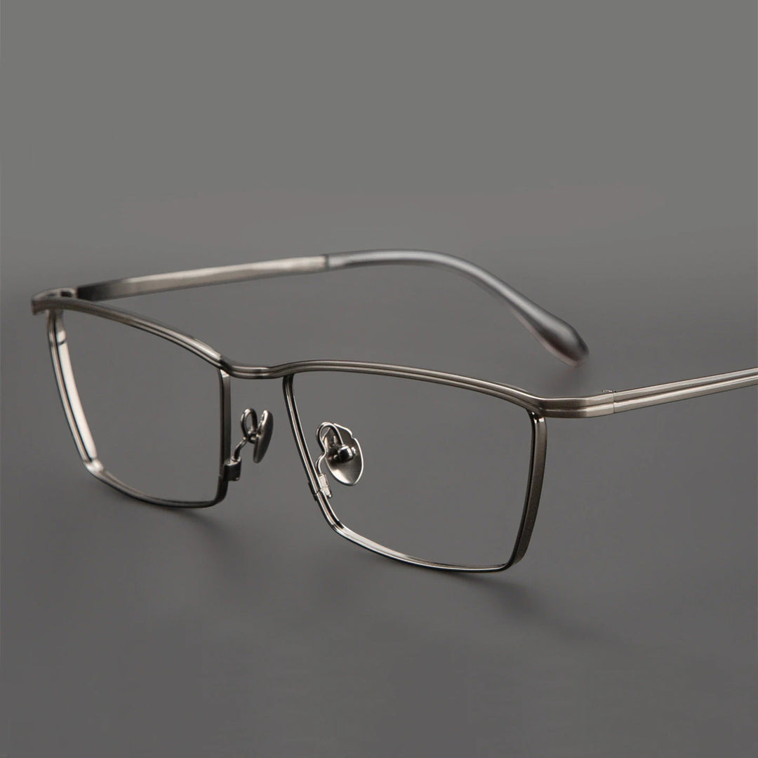 Blackmask Unisex Full Rim Square Titanium Eyeglasses BM-A6919