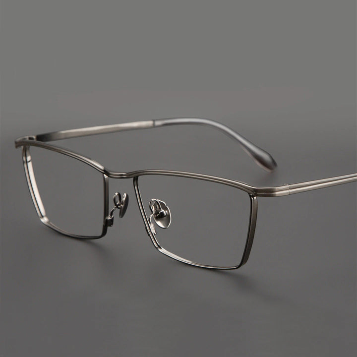 Blackmask Unisex Full Rim Square Titanium Eyeglasses BM-A6919