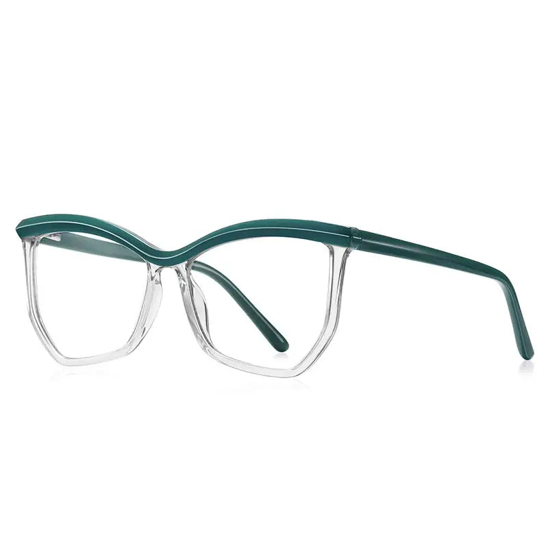 Vicky Unisex Full Rim Square TR90 and Stainless Steel Reading Glasses 2161 — view 2 | Vicky at FuzWeb