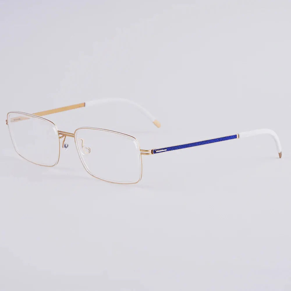Bobbie 462325 Women’s 137mm Full Rim Square Titanium Frames FuzWeb