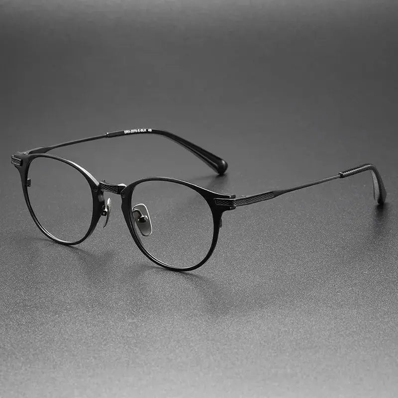 Aimee DRX207869 Unisex Wide-Fit Pure Titanium Round Frames Aimee