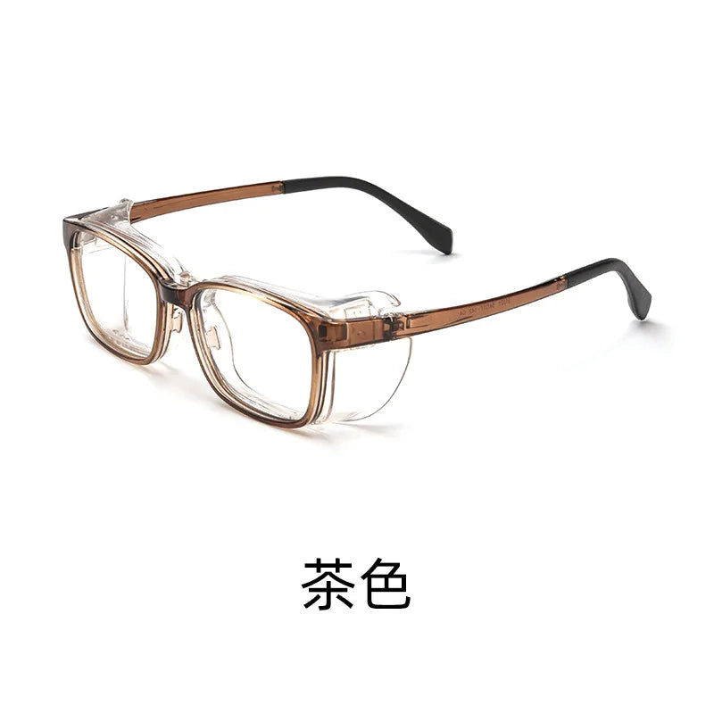 Meeshow Men's Full Rim Square Tr 90 Titanium Eyeglasses 91021