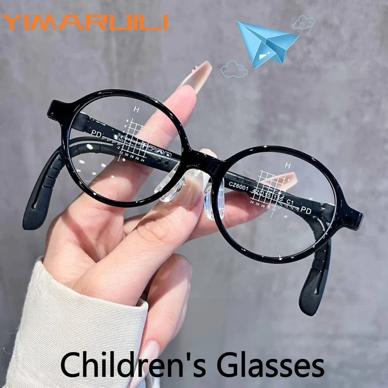 Yimaruili Unisex Full Rim Round TR-90 Eyeglasses CZ6001ET — view 1 | Yimaruili at FuzWeb