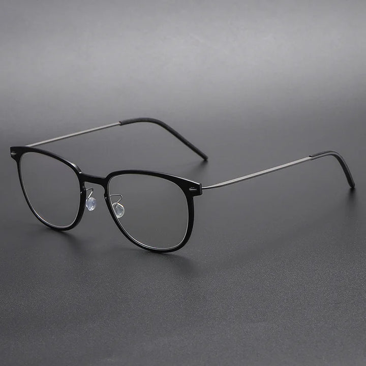 Bobbie Women's Full Rim Square Titanium Acetate Eyeglasses 976549