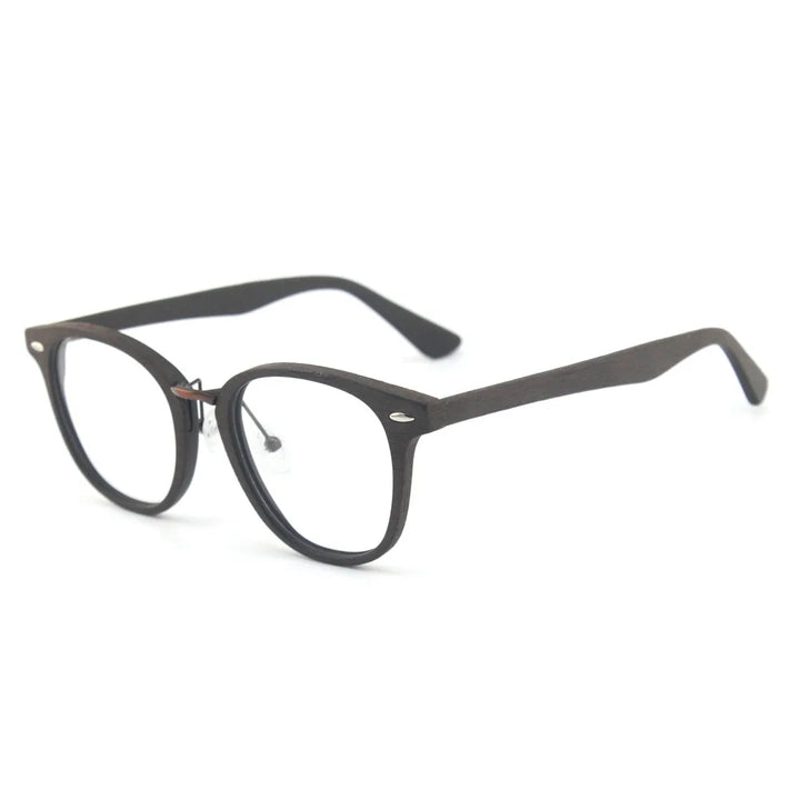 Hdcrafter Mens Full Rim Round Acetate Titanium Frames 535500 — view 6 | Hdcrafter Eyeglasses at FuzWeb