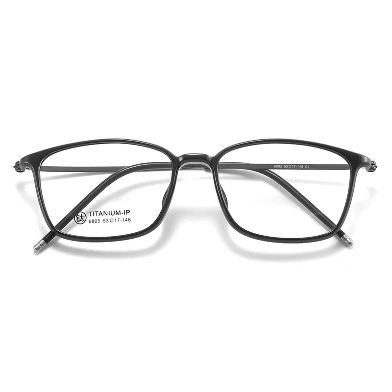 Bclear Unisex Full Rim Square TR90 Eyeglasses MY-6805