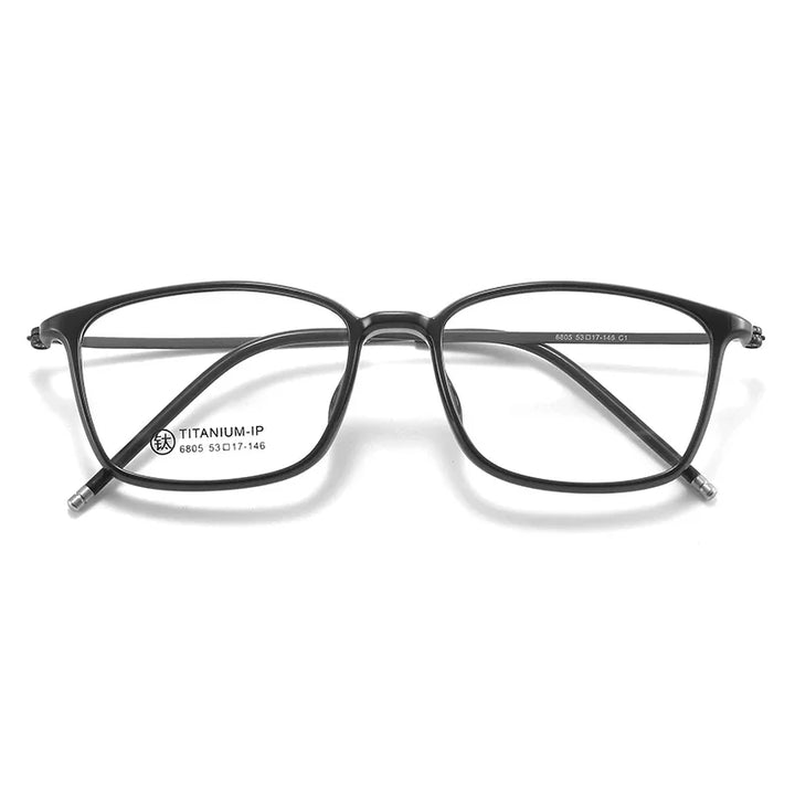Bclear Unisex Full Rim Square TR90 Eyeglasses MY-6805