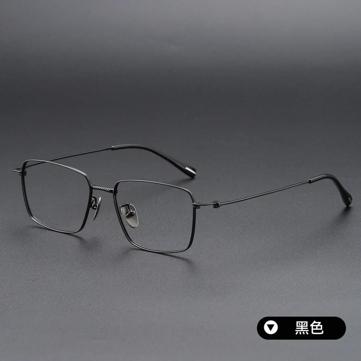 Bclear Unisex Full Rim Square Titanium Eyeglasses SM-80912