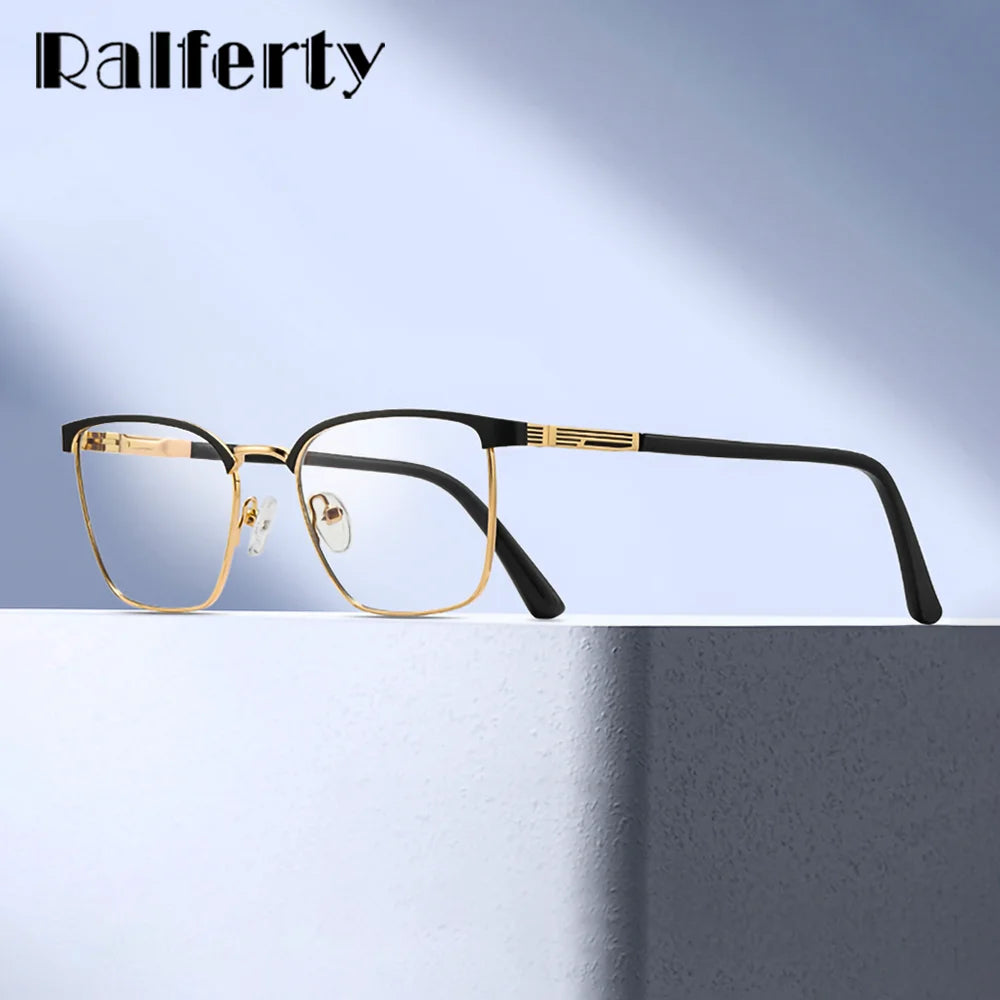 Ralferty Women's Full Rim Square Tr 90 Alloy Eyeglasses 891704