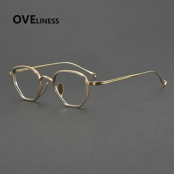 Oveliness Unisex Full Rim Square Titanium Eyeglasses 641235