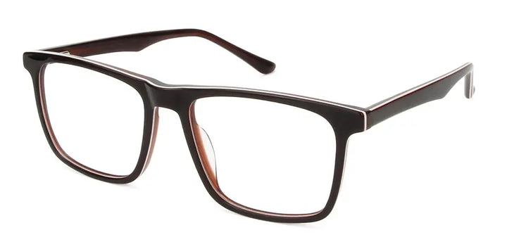 Esnbie 602224 Unisex Full Rim Brow Line Square Acetate Frames Esnbie