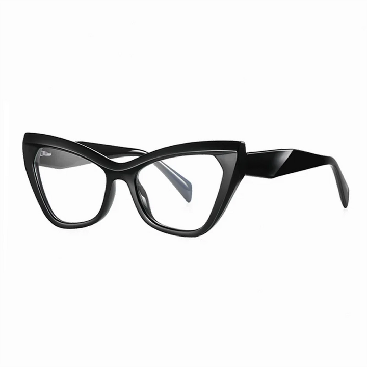 Ralferty Women's Full Rim Oval Cat Eye Thick Acetate Eyeglasses 882198