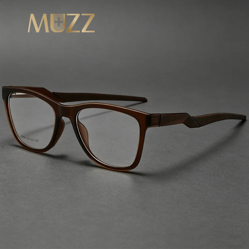 Muzz 78080 unisex square TR90 sports prescription eyeglasses