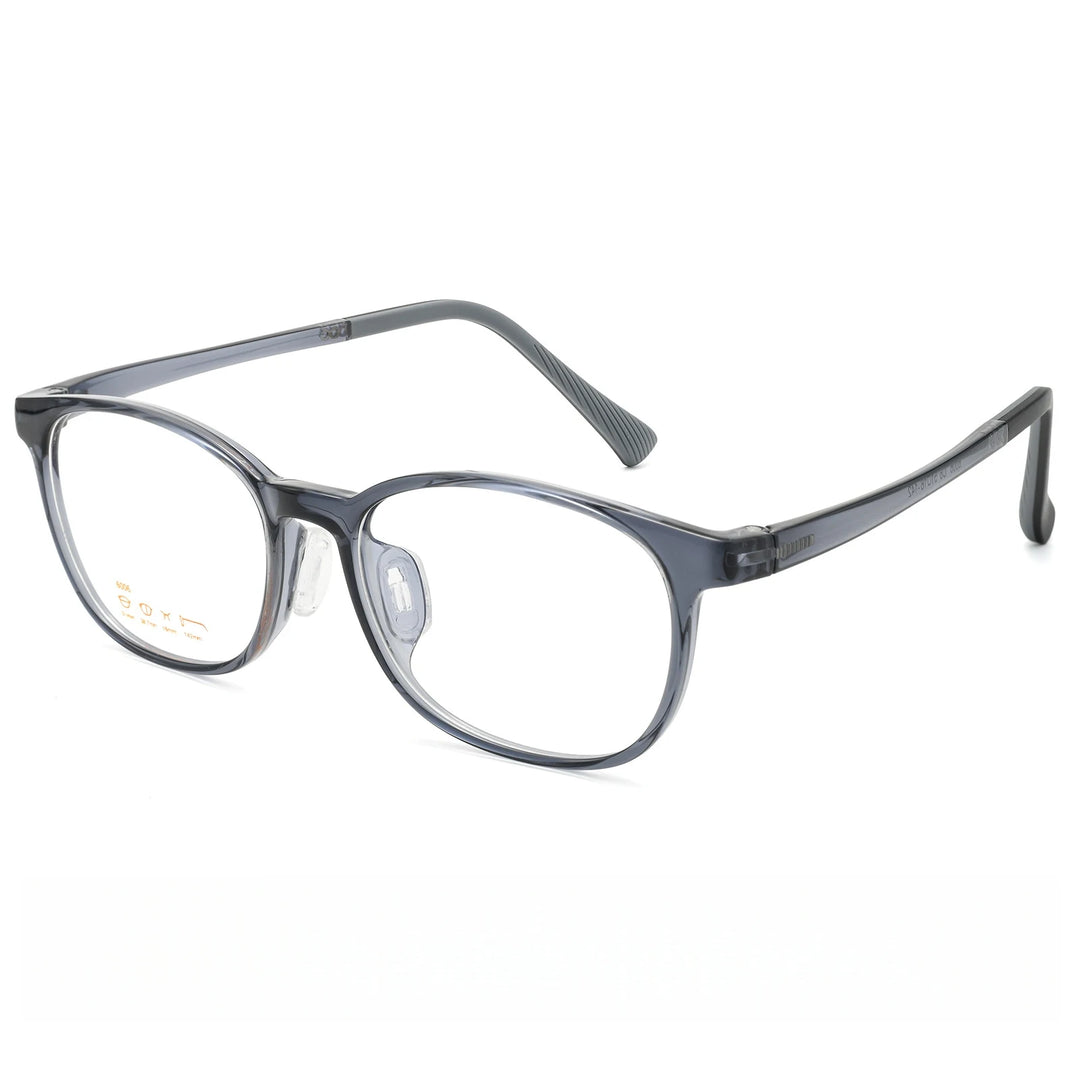 Yimaruili Unisex Full Rim Oval TR-90 Eyeglasses 6006LS — view 8 | Yimaruili at FuzWeb