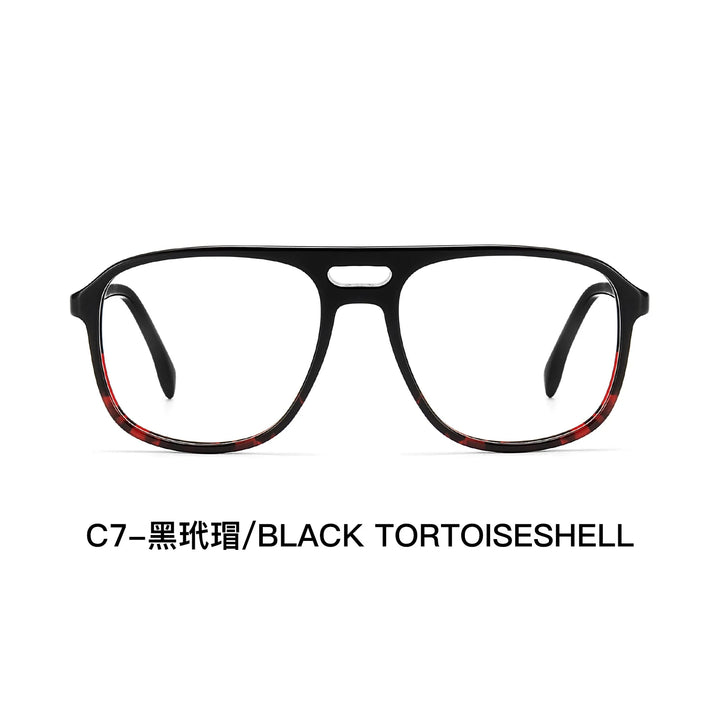 Yimaruili Unisex Full Rim Aviator Acetate Eyeglasses F3311 — view 5 | Yimaruili at FuzWeb