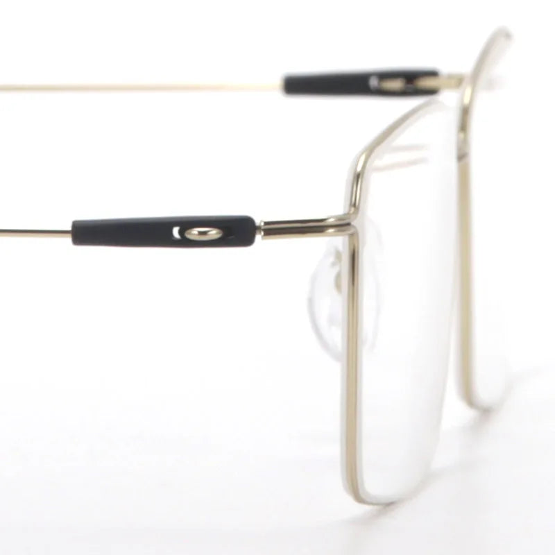 Muzz 2120 men's square alloy prescription eyeglasses — view 11