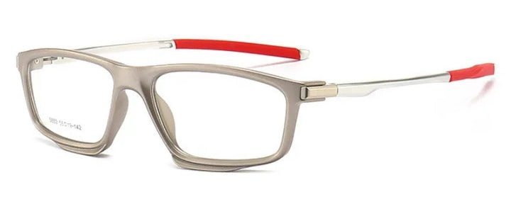 Muzz 58520 men's rectangle sports TR-90 prescription eyeglasses — view 8