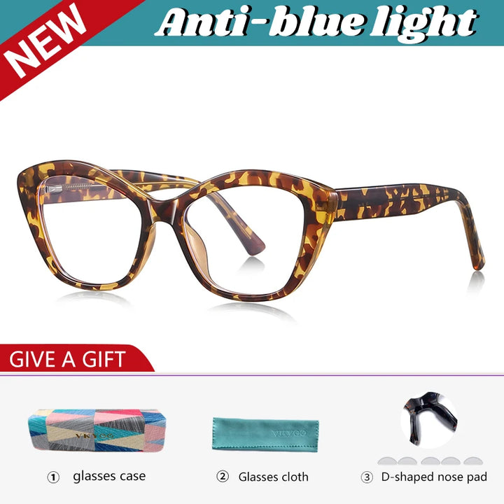 Vicky Women's Full Rim Square Tr 90 Titanium Reading Glasses 97048