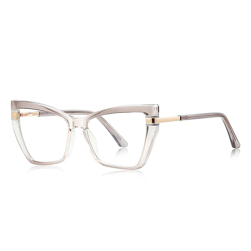 CCspace Women's Full Rim Square Tr 90 Alloy Reading Glasses 802700