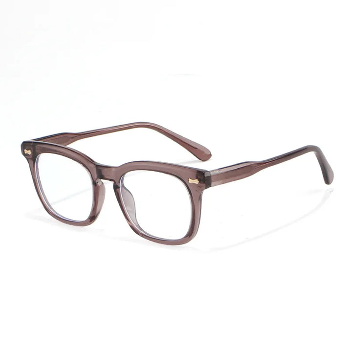 Xbora Women's Full Rim Oval Square Tr 90 Titanium Eyeglasses 70951