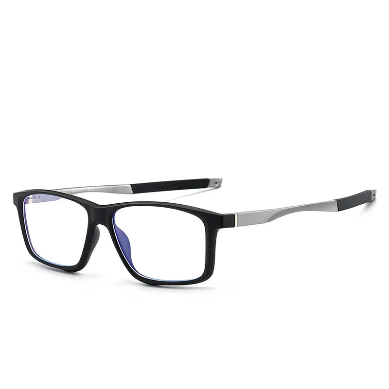 Muzz 58330 unisex square cycling TR-90 prescription eyeglasses — view 5