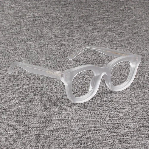 Hewei Unisex Full Rim Square Thick Acetate Eyeglasses 31512 Full Rim Hewei C2 CHINA 