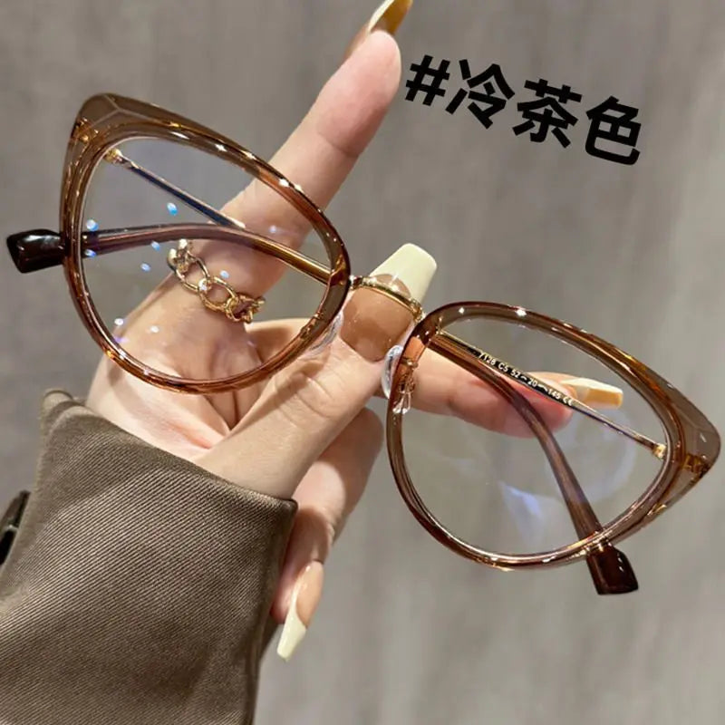 Zirosat Unisex Full Rim Round TR90 Prescription Eyeglasses 9039 - view 8