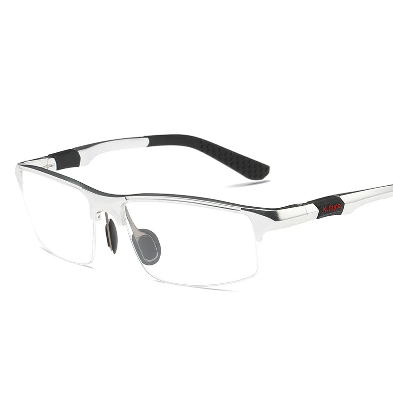 Hdcrafter Men Semi Rim Pilot Aluminum Sunglasses 3121
