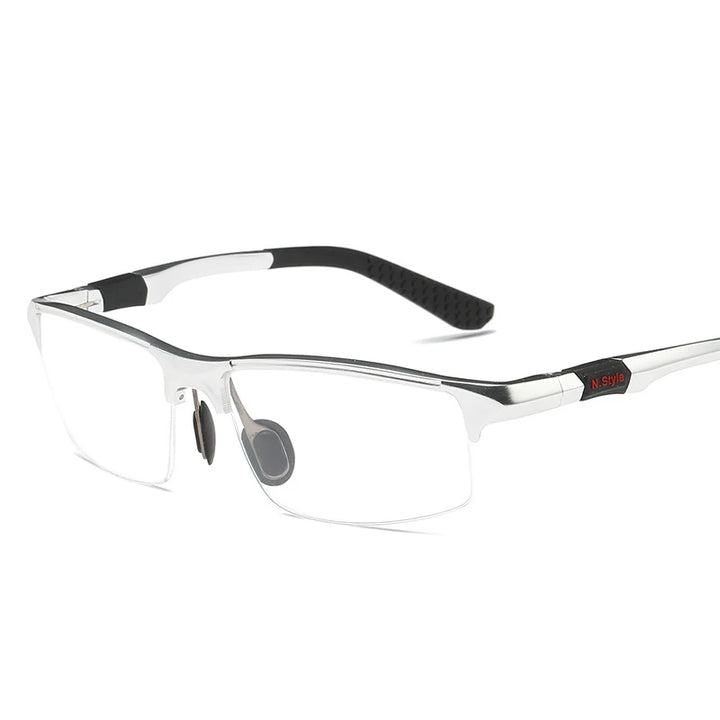 Hdcrafter Men Semi Rim Pilot Aluminum Sunglasses 3121