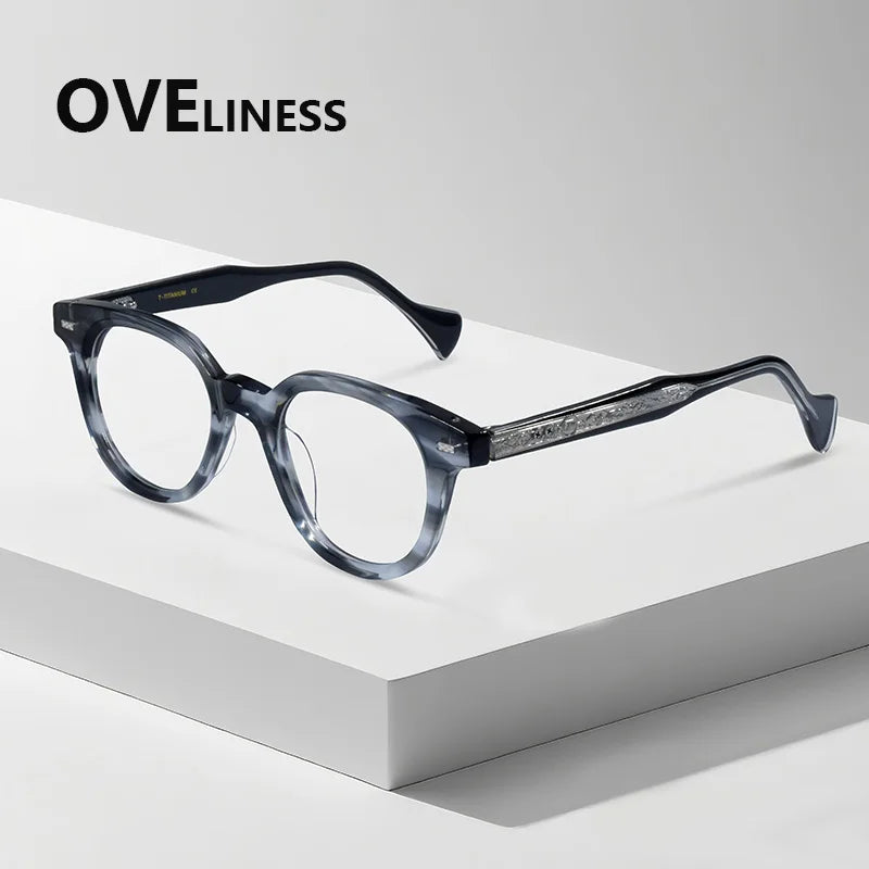 Oveliness Women's Full Rim Oval Round Acetate Eyeglasses 826005