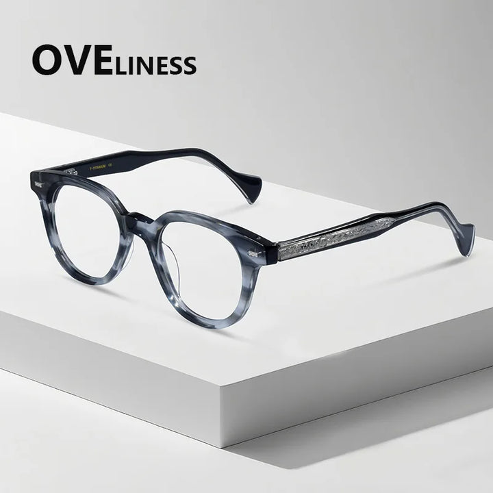 Oveliness Women's Full Rim Oval Round Acetate Eyeglasses 826005