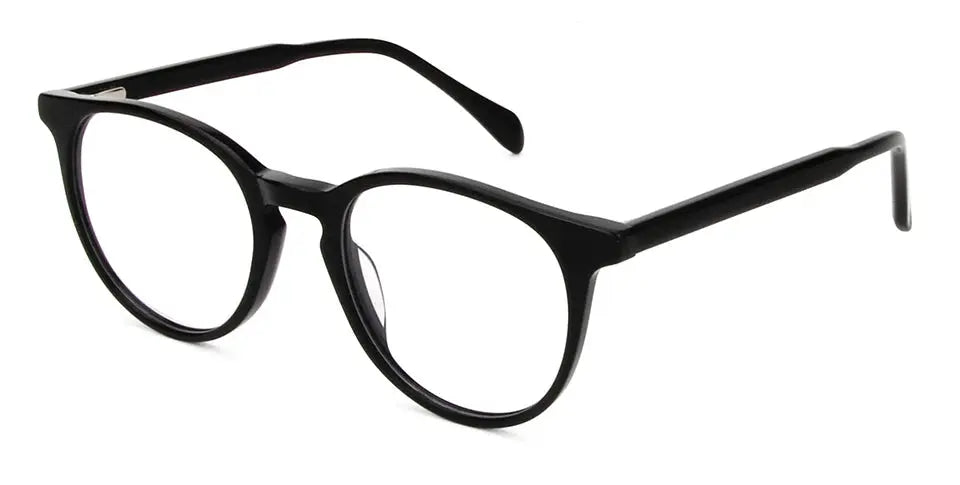 Esnbie 602217 Unisex Full Rim Oval Round Acetate Frames FuzWeb