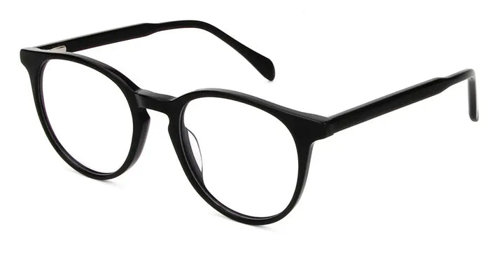 Esnbie 602217 Unisex Full Rim Oval Round Acetate Frames FuzWeb