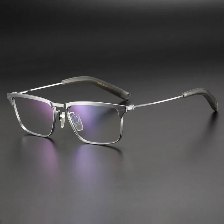 Aror Unisex Full Rim Square Titanium Eyeglasses 247104