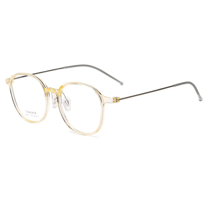 Hotony Women's Full Rim Square Tr 90 Titanium Eyeglasses 75821