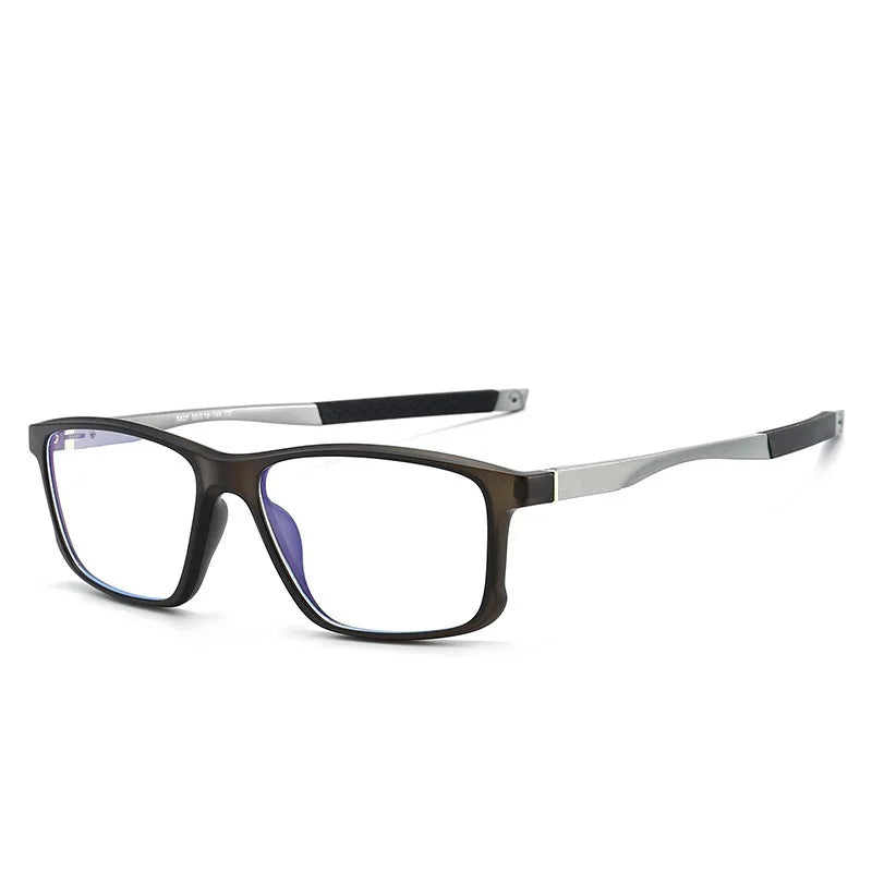 CCspace Women's Full Rim Square Tr 90 Alloy Reading Glasses 802692