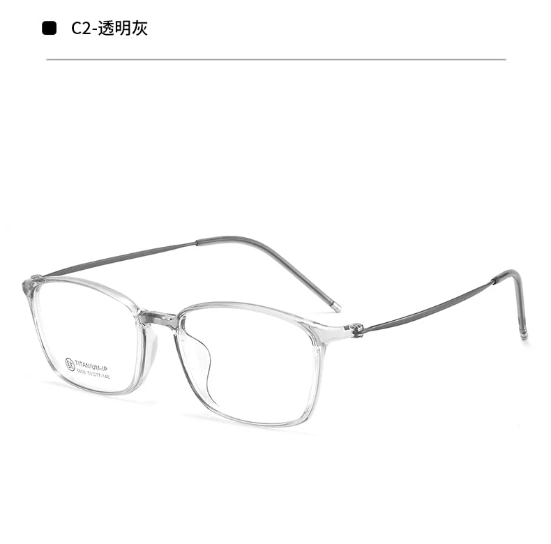 Bclear Unisex Full Rim Square TR90 Eyeglasses MY-6805