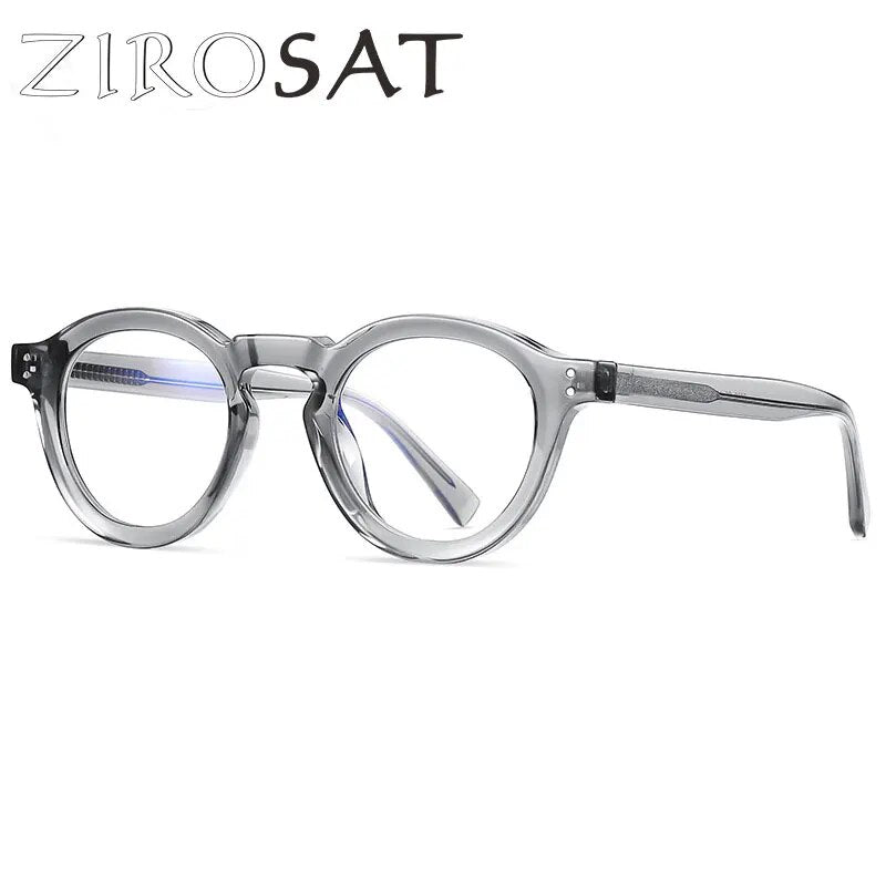 Zirosat Women's Full Rim Round Tr 90 Titanium Eyeglasses 2090 Full Rim Zirosat   