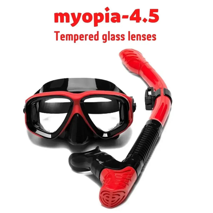 Aleefa Unisex Goggle Plastic Resin Lens Pc Silicone Swim Mask 64307